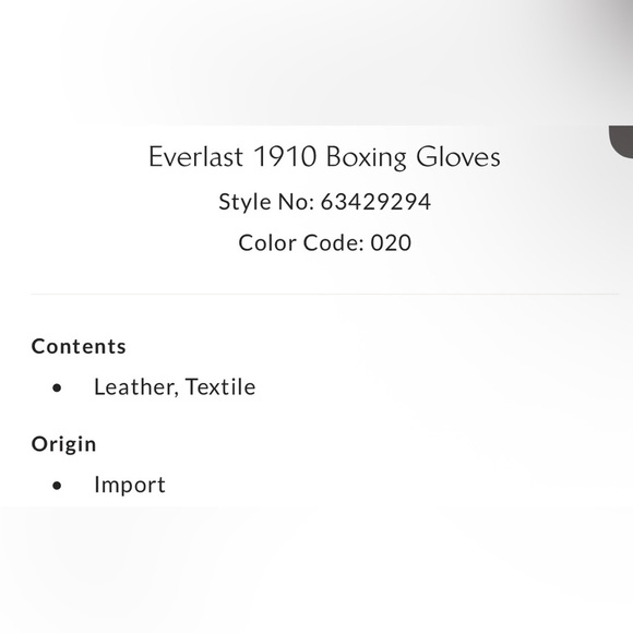 Everlast 1910 Boxing Gloves NIP - Picture 5 of 17